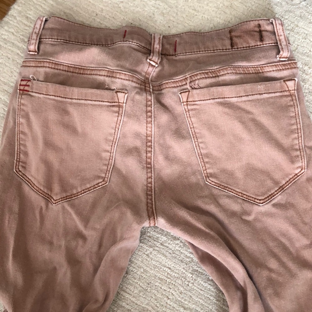 Light brown skinny jeans